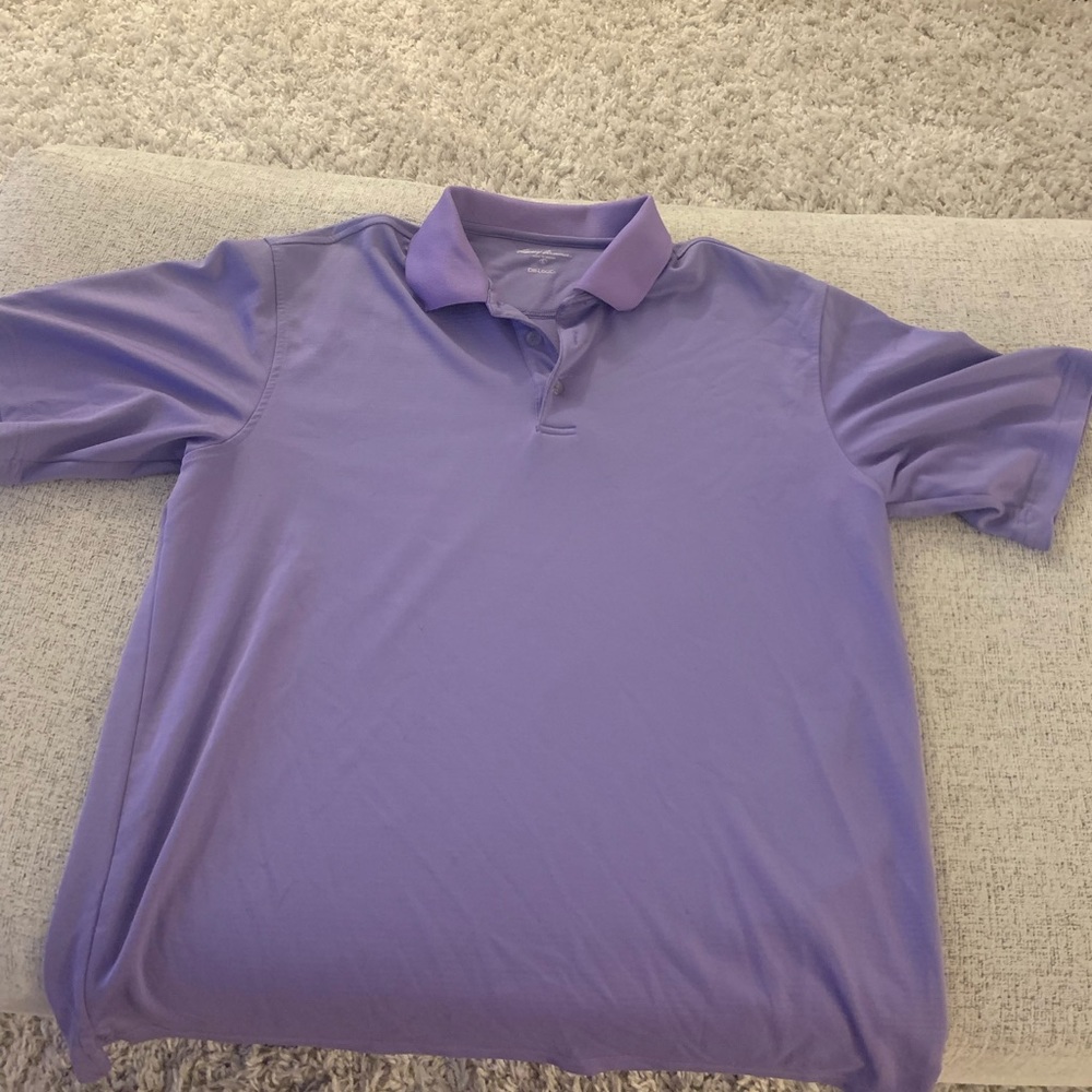 Men’s purple polo